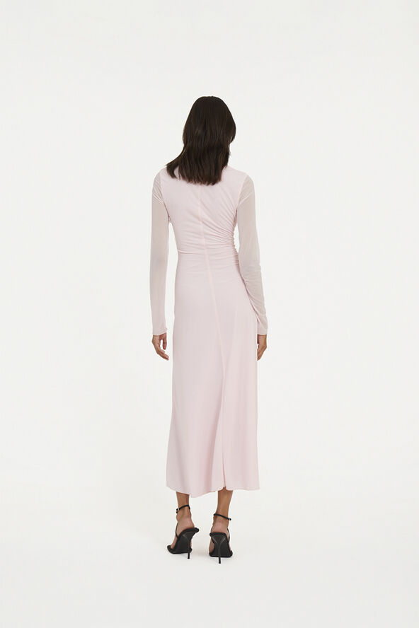 ROTATE Birger Christensen Midi V-Neck Dress Fairy tale