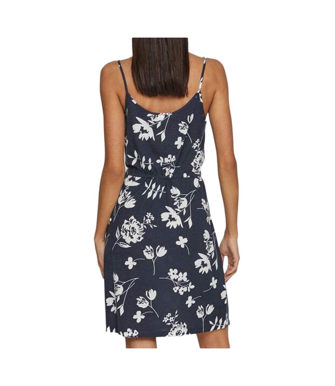 Robe Marine à fleurs Femme Vila Mooney