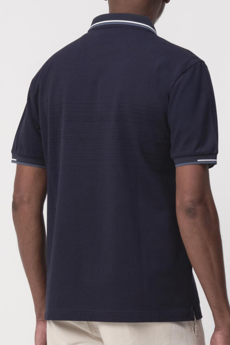 Campbell blauwe heren polo