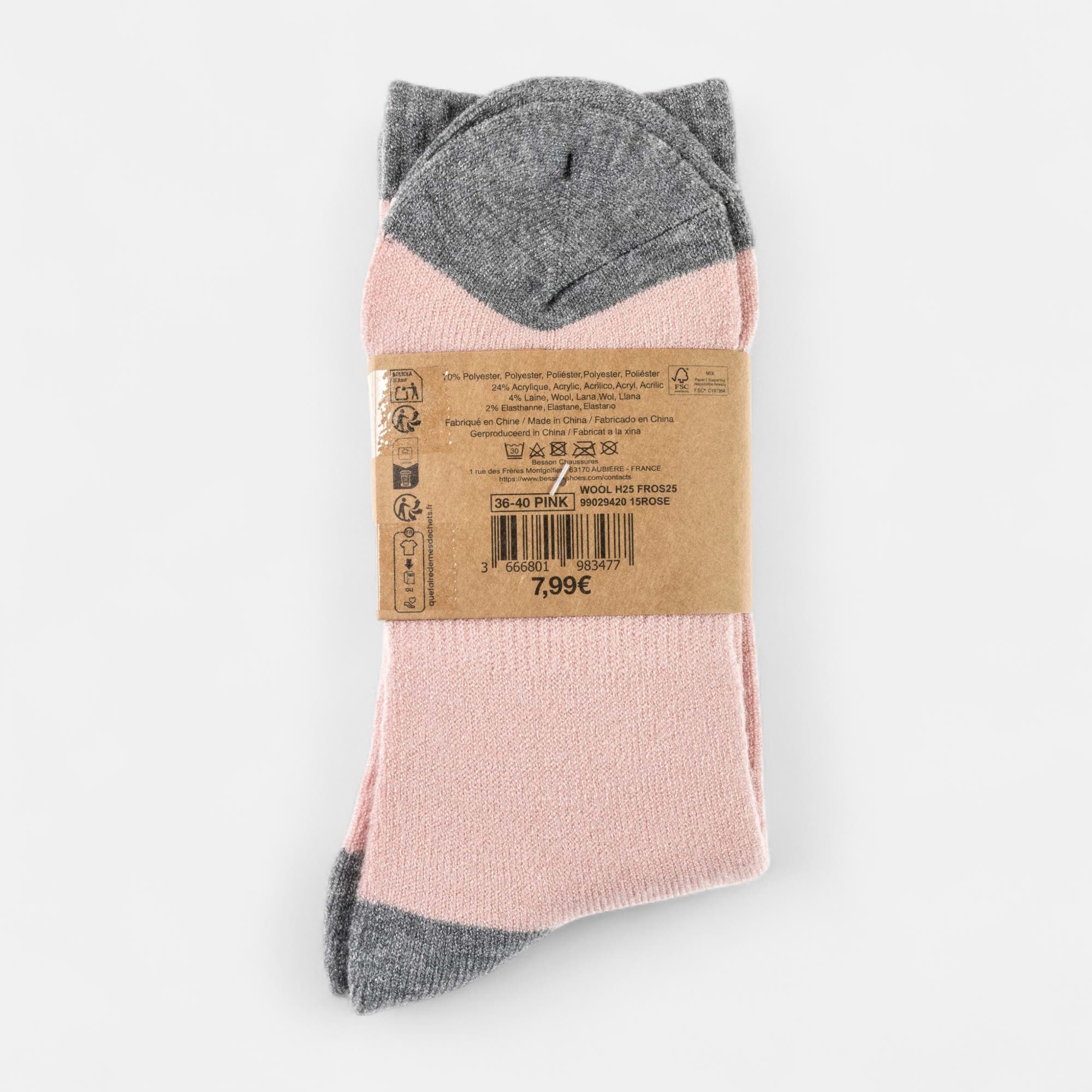 Chaussettes Femme rose
