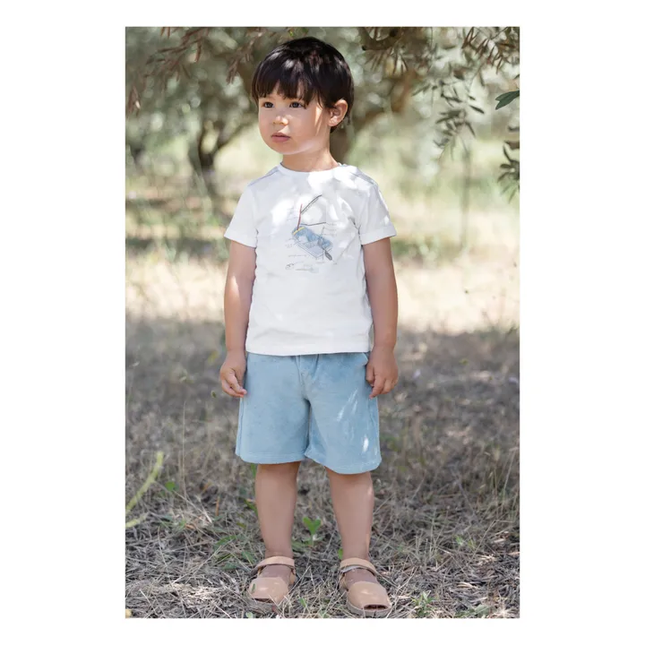 Tartine et Chocolat T-Shirt Avenue de la Mer | Bleu ciel