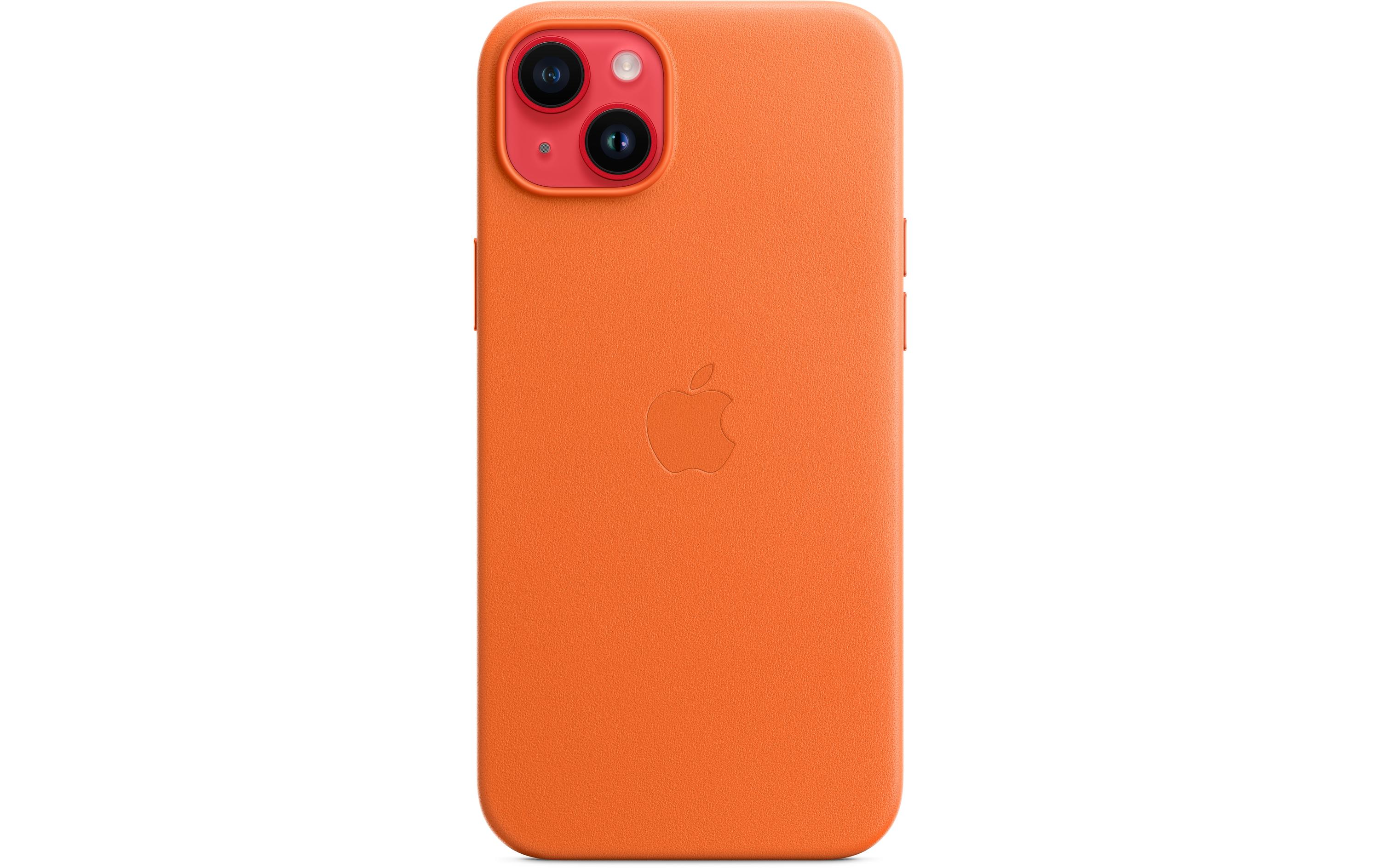 Back Cover Leather Case mit MagSafe iPhone 14 PlusEdles Leder-Backcover mit «MagSafe» für das Apple iPhone 14 Plus