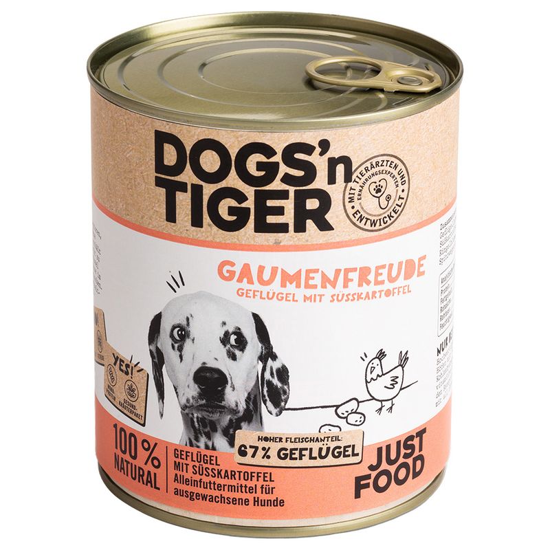 Lot Dogs'n Tiger Adult 12 x 800 g