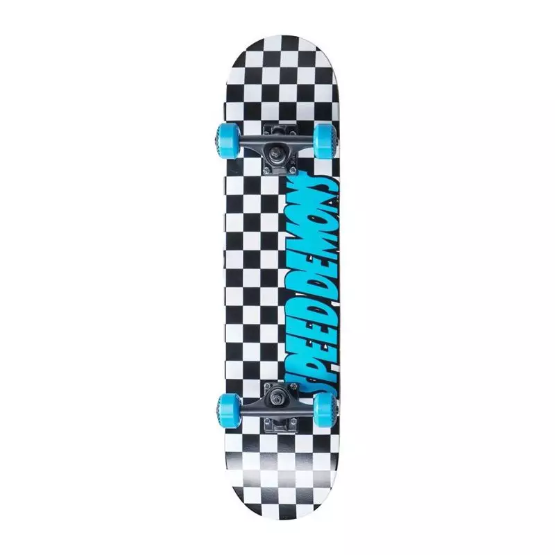 Skate SPEED DEMONS Checkers Noir/Bleu 7.75