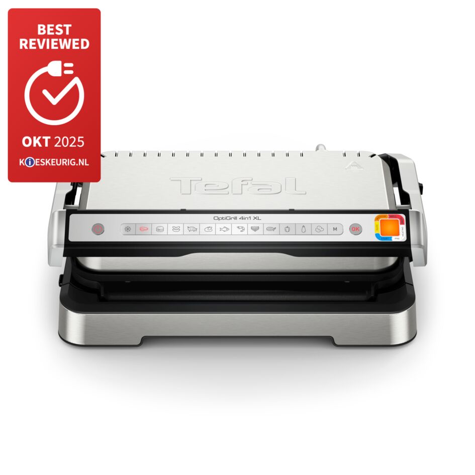 OptiGrill 4in1 XL GC784D Slimme contactgrill met bbq-functie - 12 automatische programma's