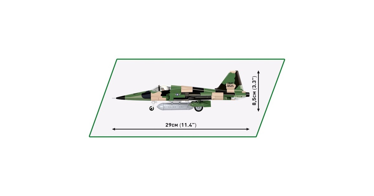 COBIHistorical Collection - Northrop F-5A Freedom Fighter Constructiespeelgoed  (Schaal 1:48)