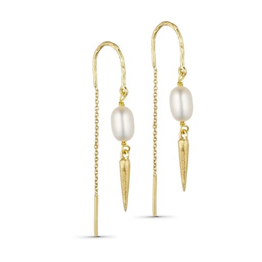 Pure By Nat Sigrid Øreringe, Goldplated