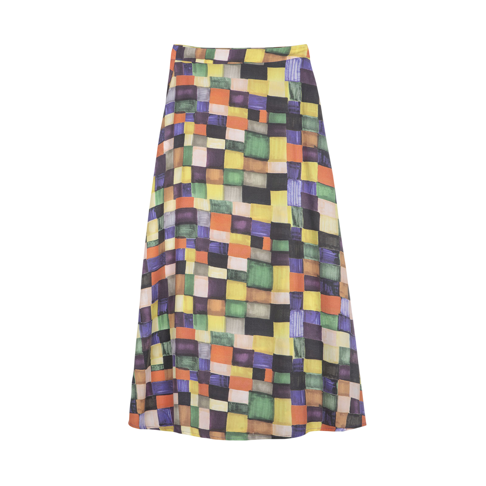 Adult Rock Rainbow Plaid Pattern Modal