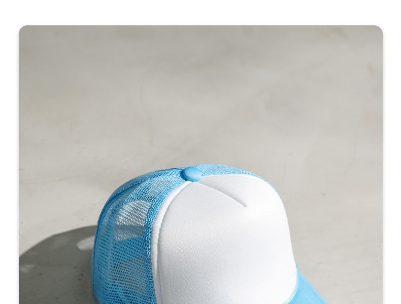Baethreads - Colorblock Baseballpet in 11 kleuren