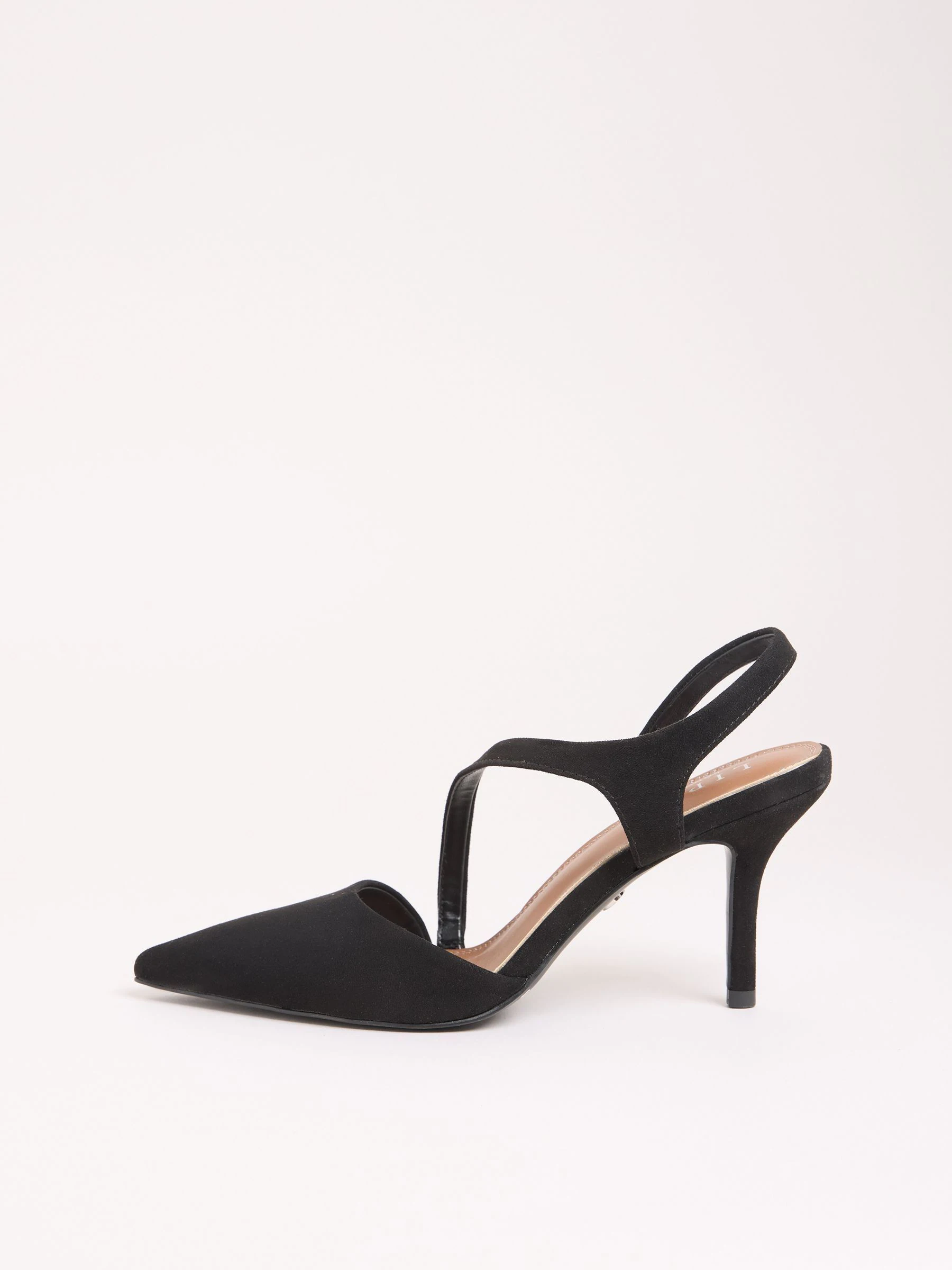 Zwart - Lipsy Asymmetric Strap Court Shoes