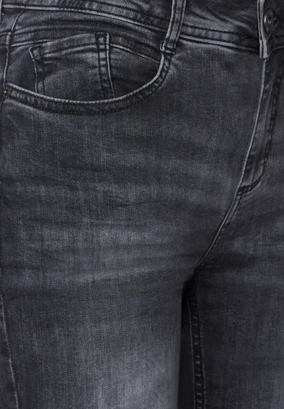 Casual Fit Jeans - steel grey netwash