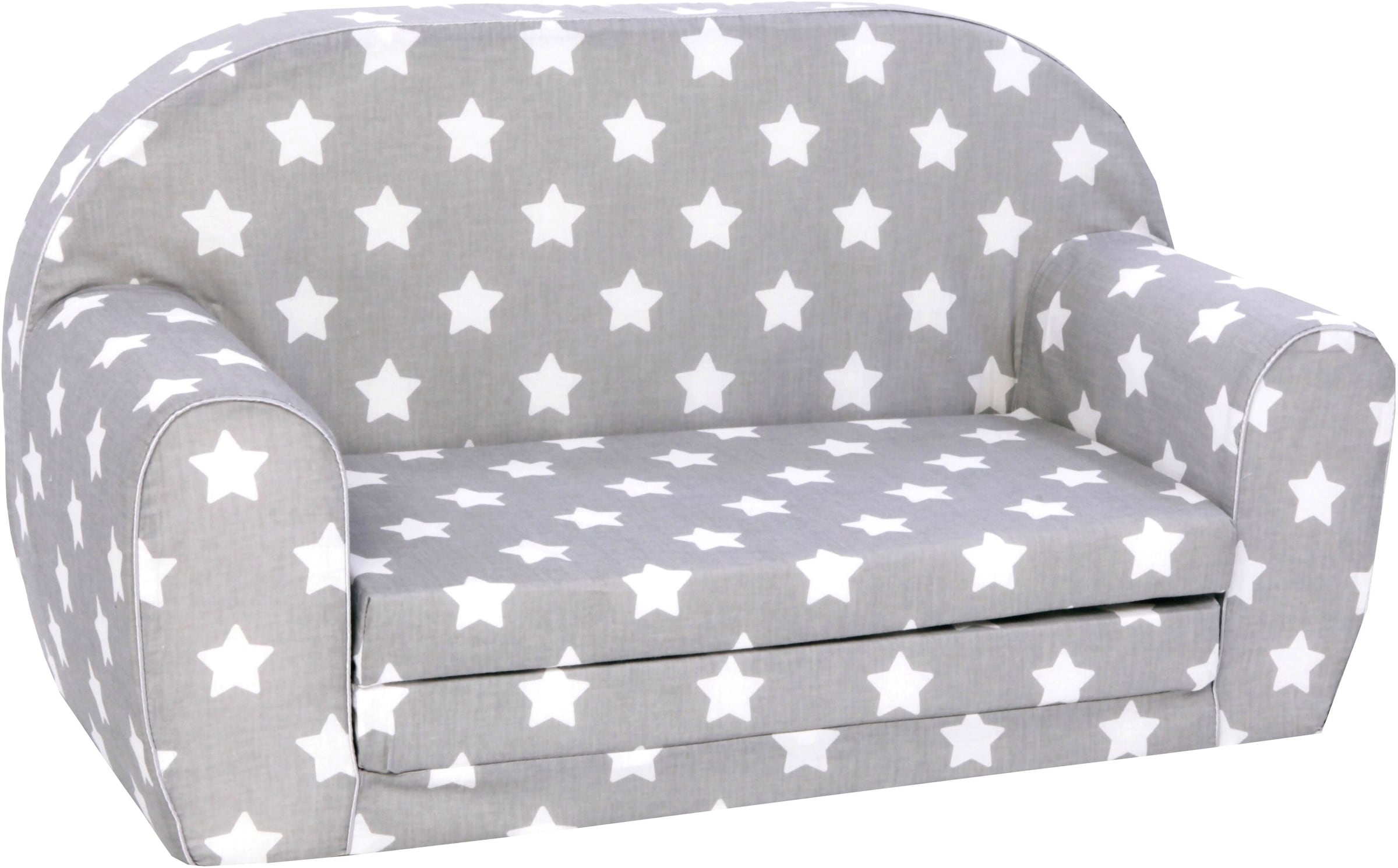 Knorrtoys® Sofa »Grey White Stars« für Kinder; Made in Europe