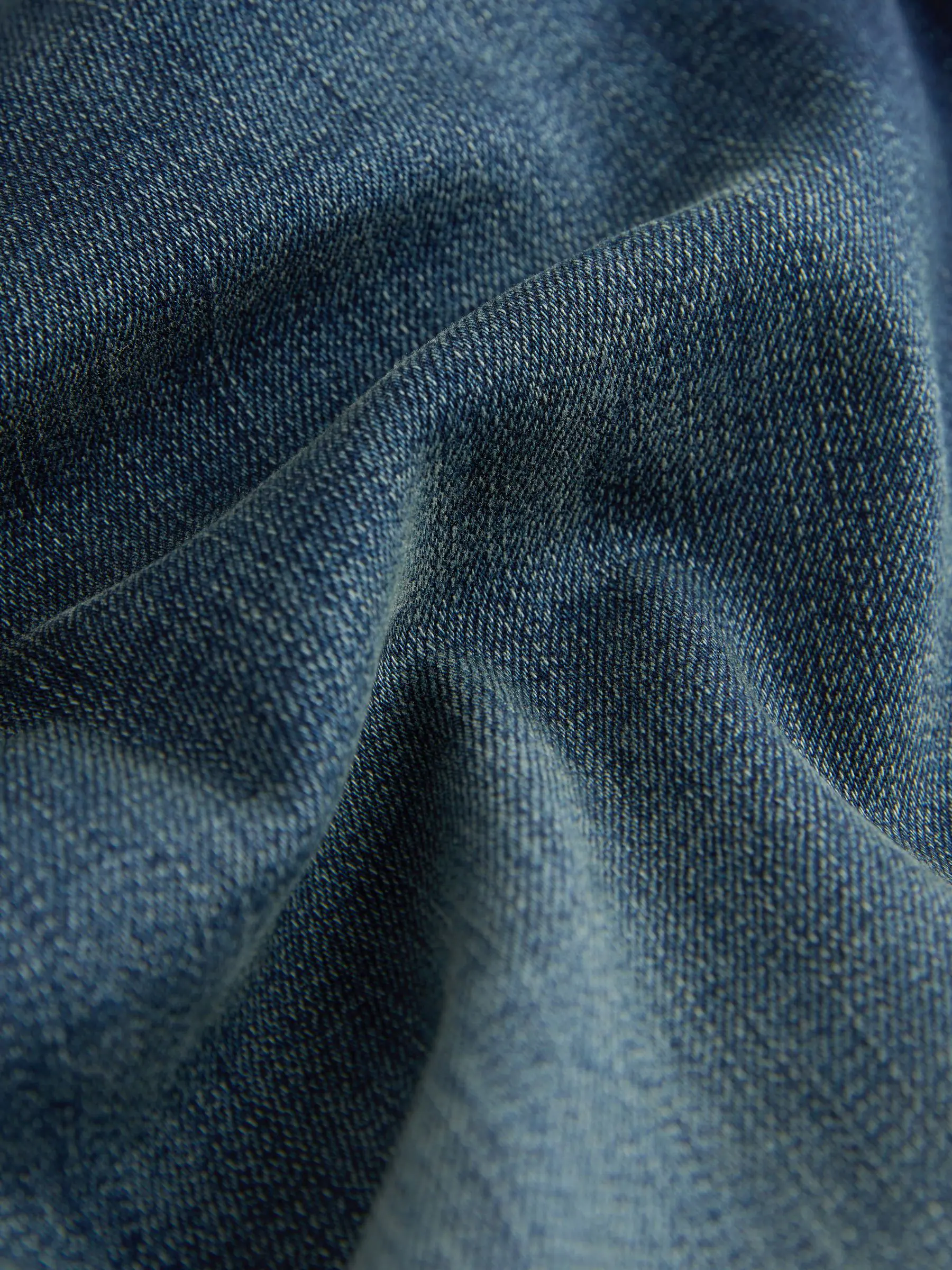 Indigoblauw - Straight fit - Authentieke stretch denim jeans