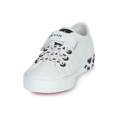 Geox - JR CIAK GIRL - Blanc / Rose