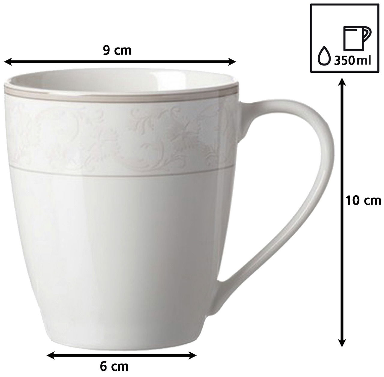 Ritzenhoff & Breker Kaffeebecher ISABELLA beige