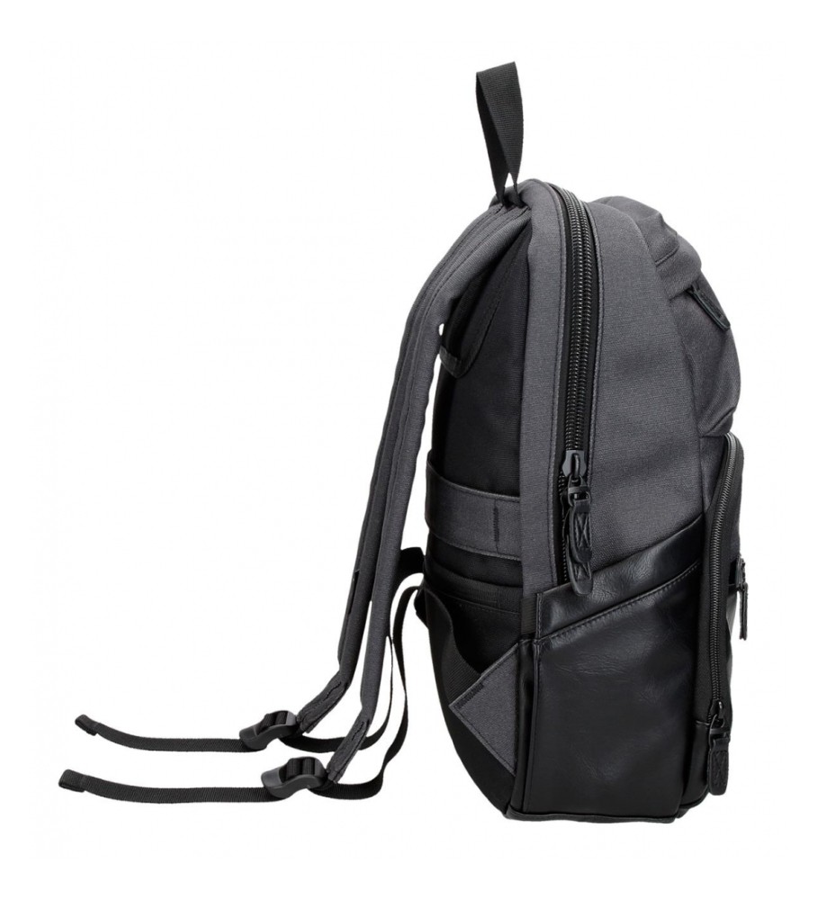 Mochila preta para laptop Pepe Jeans Grays