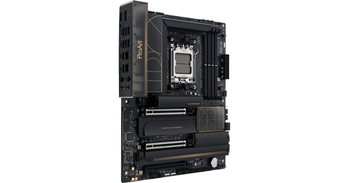 ASUSProArt X870E-CREATOR WIFI socket AM5 moederbord  (2.5Gb-LAN, Wi-Fi 7, BT, Sound, ATX)