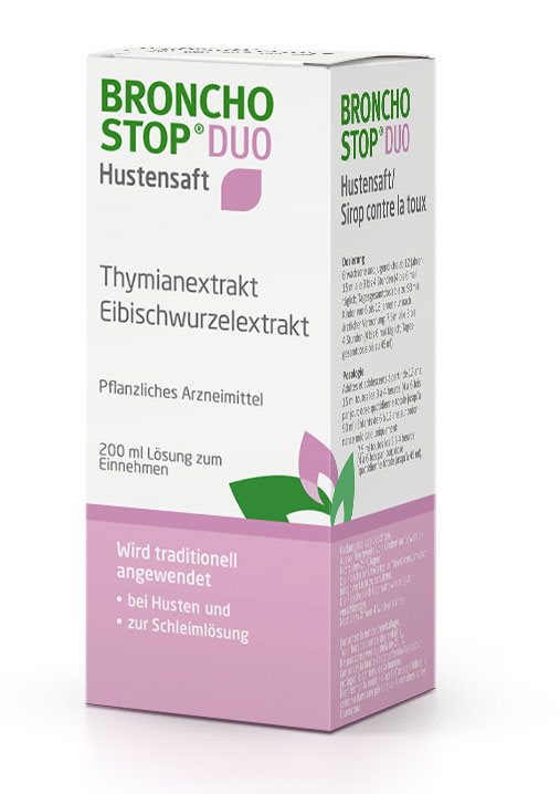BRONCHOSTOP DUO Hustensaft Saft Fl 200 ml