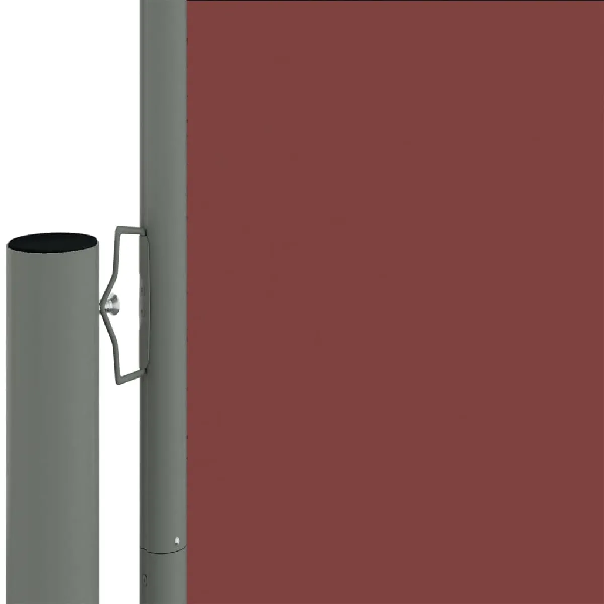 Helloshop26 Auvent latéral rétractable 200 x 1200 cm - Marron