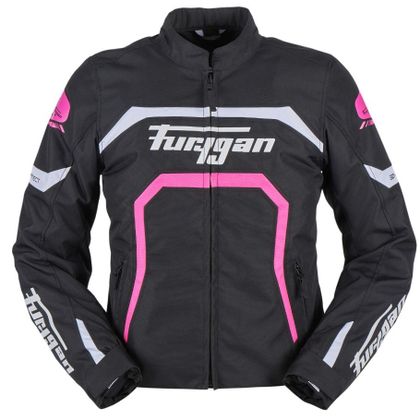Blouson Furygan MYSTIC LADY EVO - Noir / Blanc