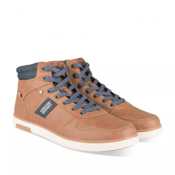 Baskets MARRON DENIM SIDE