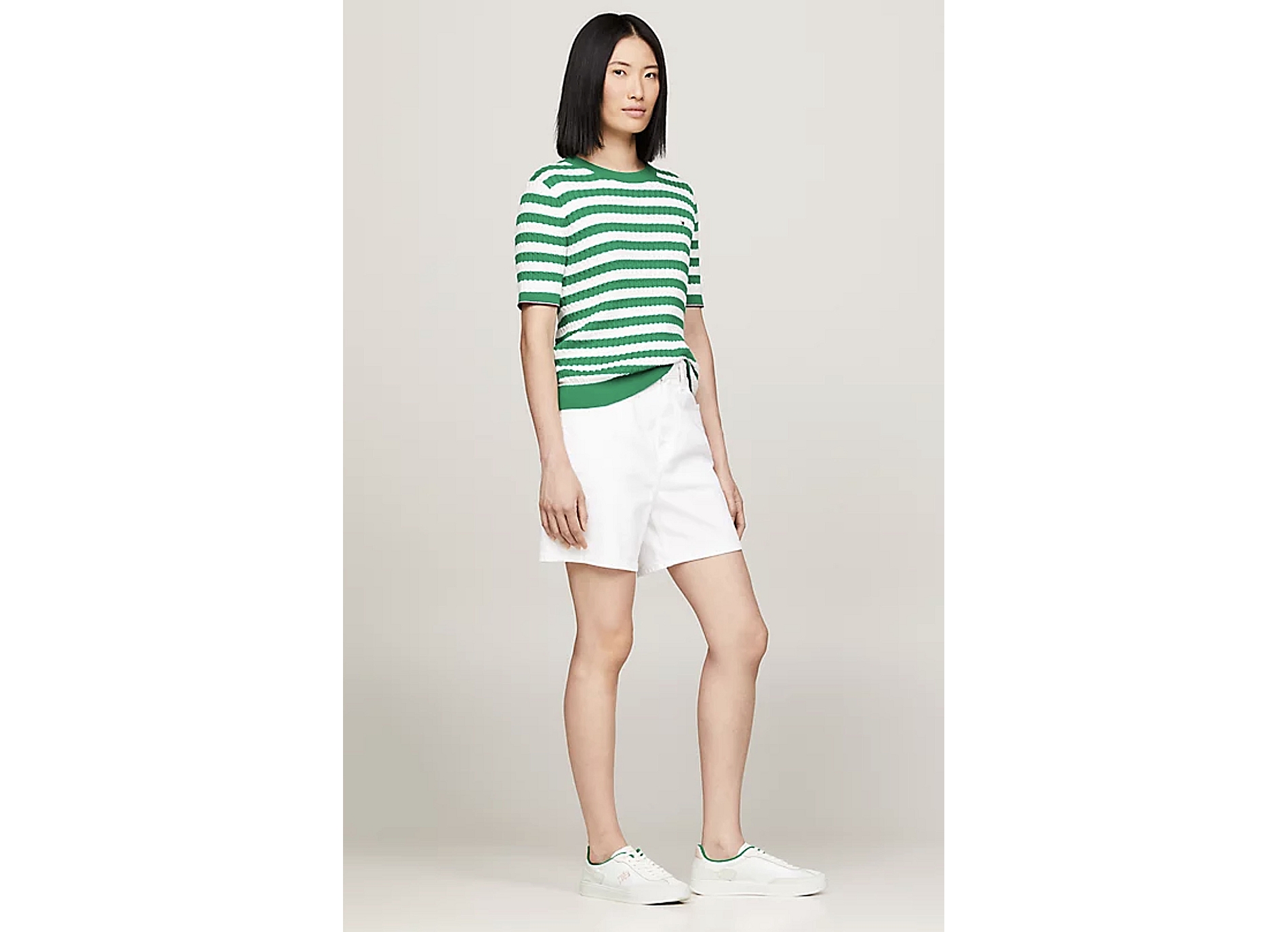 Th heritage court sneaker 7889 blanc vert