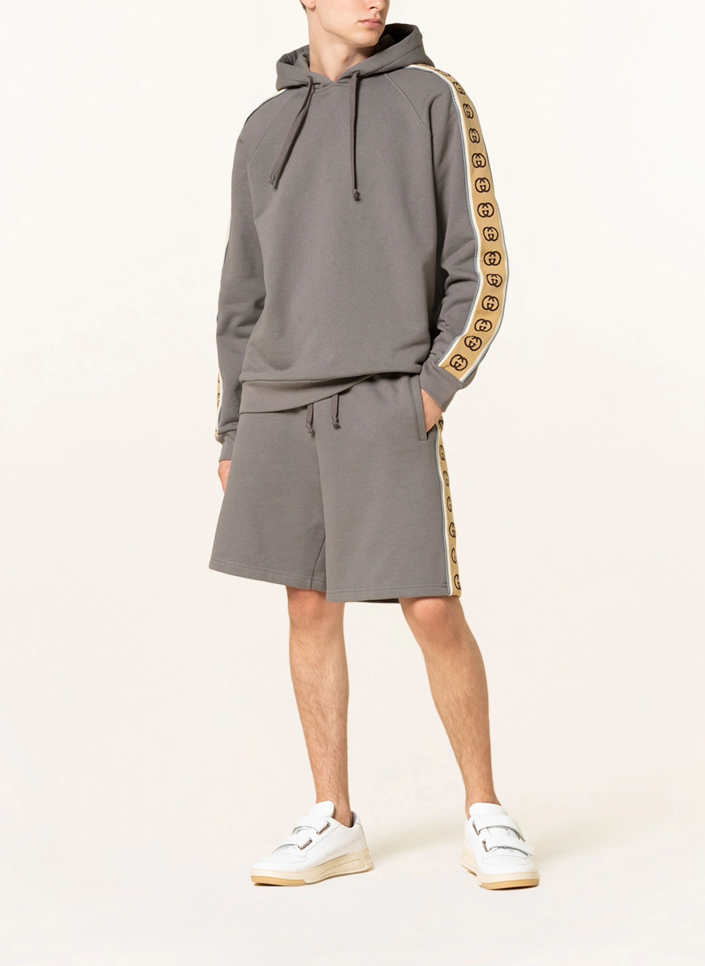 GUCCI Sweatshorts mit Galonstreifen