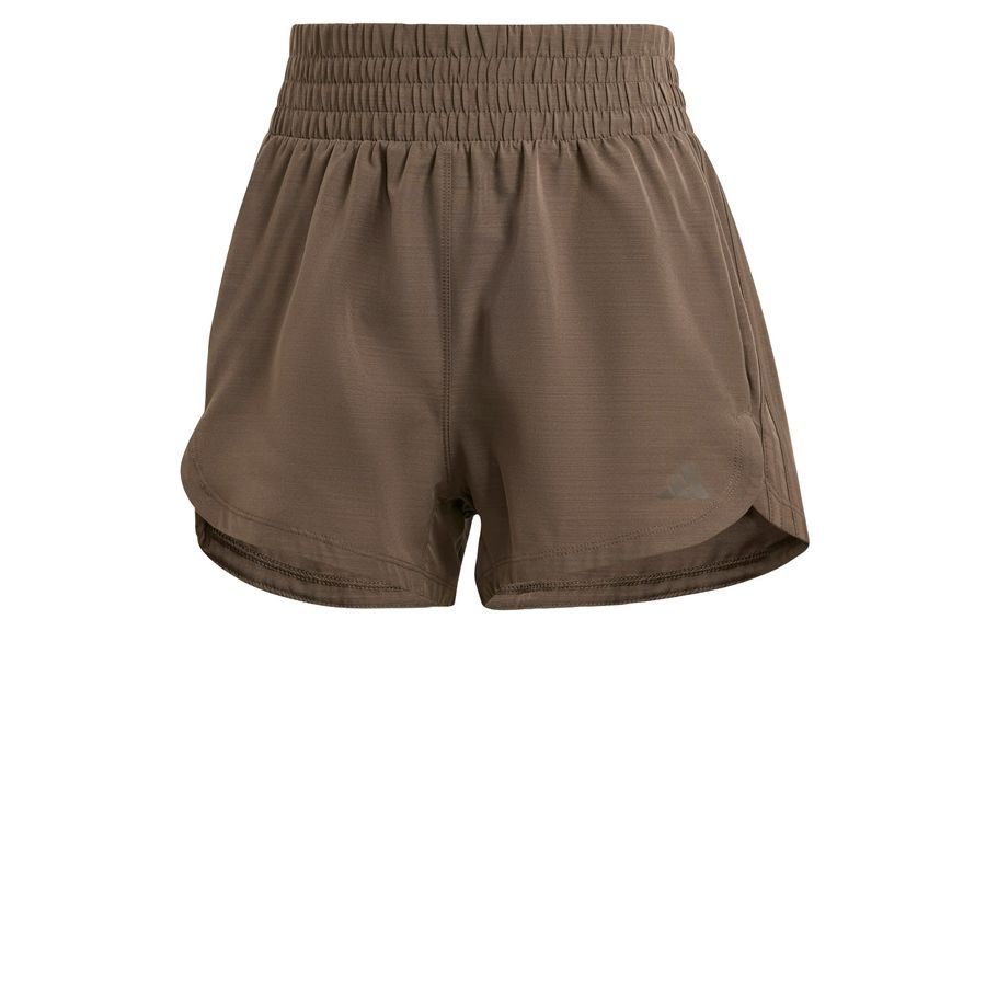 Adidas Short de training taille haute toile Pacer 3 bandes