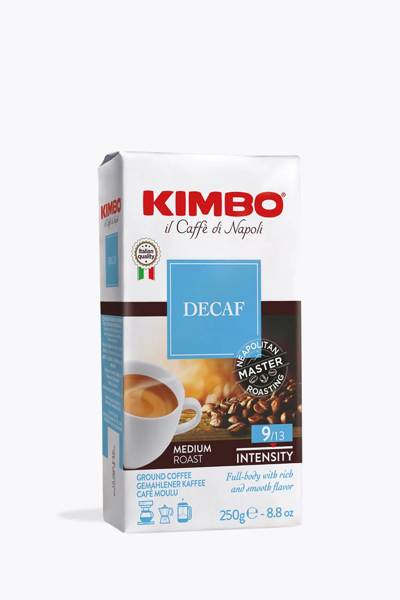 Kimbo Espresso Decaffeinato gemahlen 250g