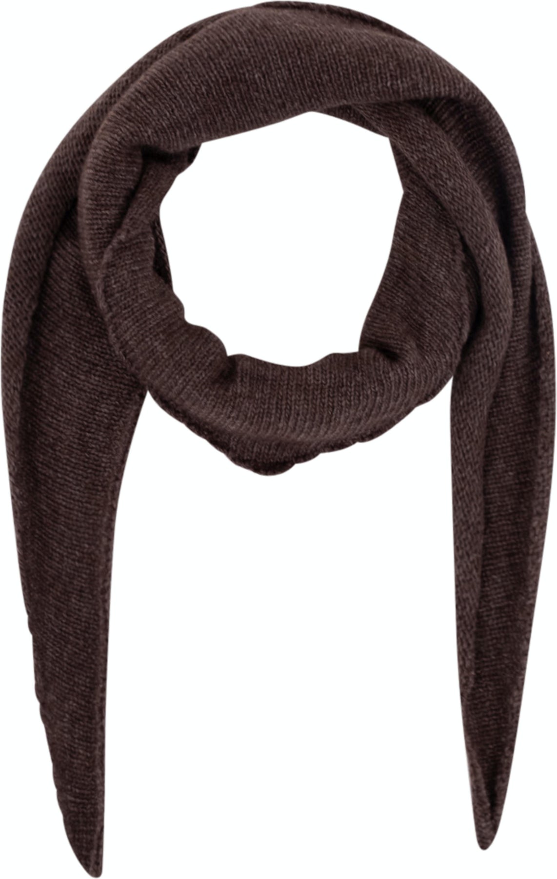 Neo Noir Misty Knit Scarf dark brown