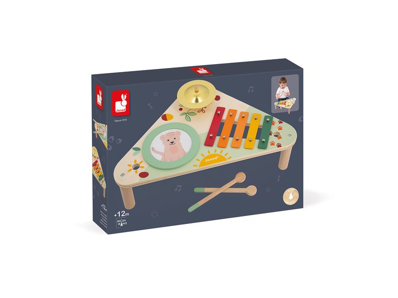 Janod Musiktisch Sunshine Rollenspielzeug und musikalische Früherziehung