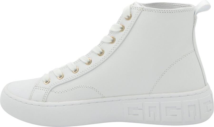 GUESS -- Invyte Hoge sneakers Leren Sneaker Dames Wit