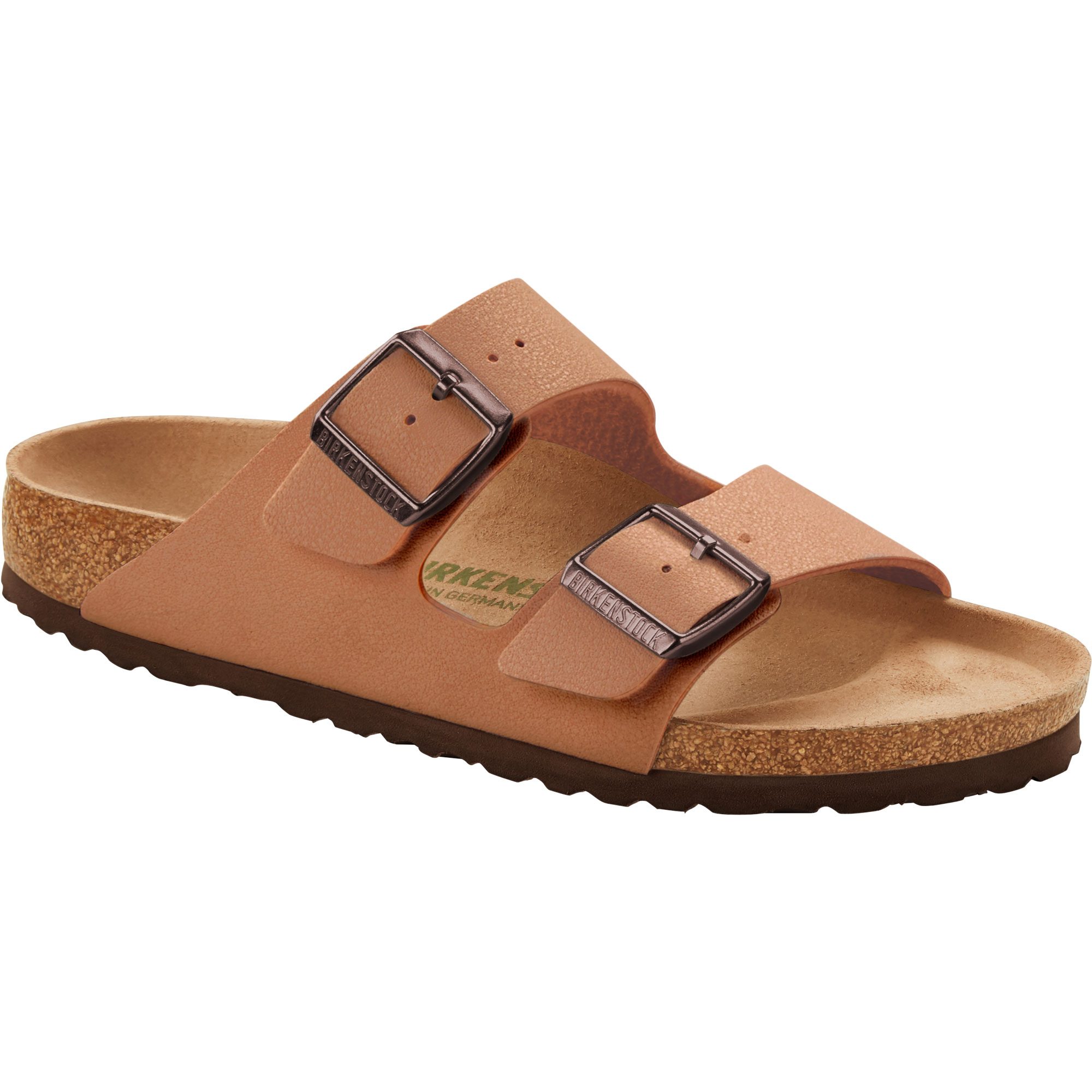 Birkenstock Arizona Vegan Birko-Flor® Nubuck Sandalen pecan