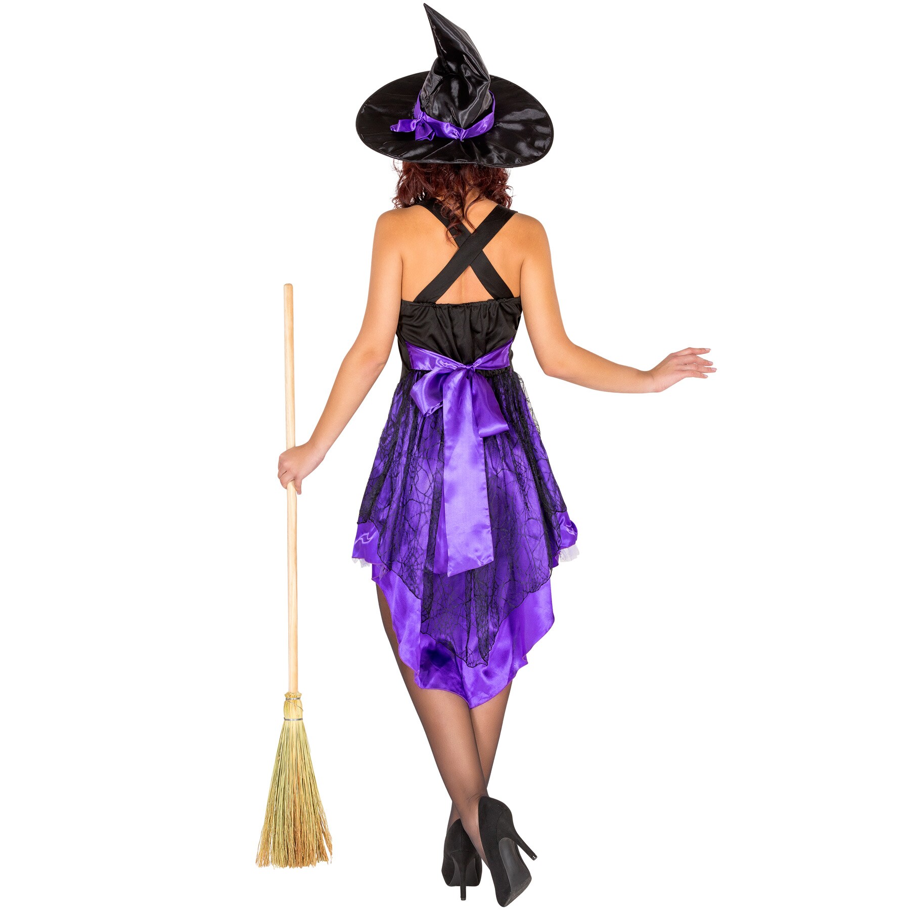 tectake® Frauenkostüm sexy Hexenkleid