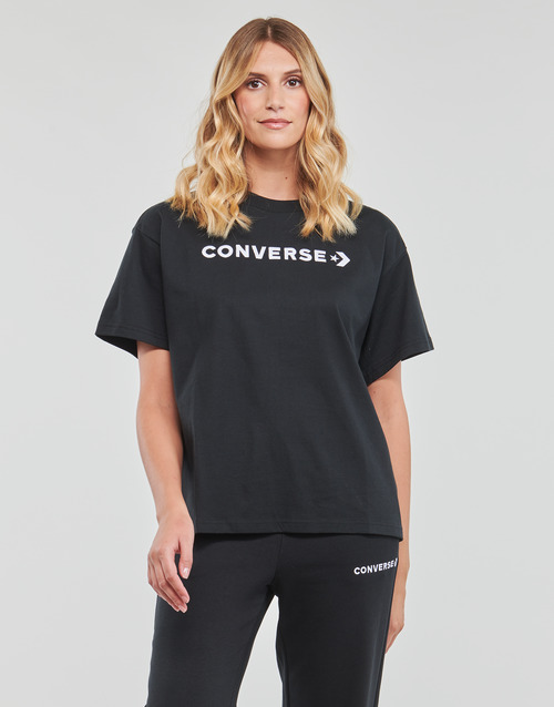 Converse - WORDMARK RELAXED TEE - CONVERSE BLACK