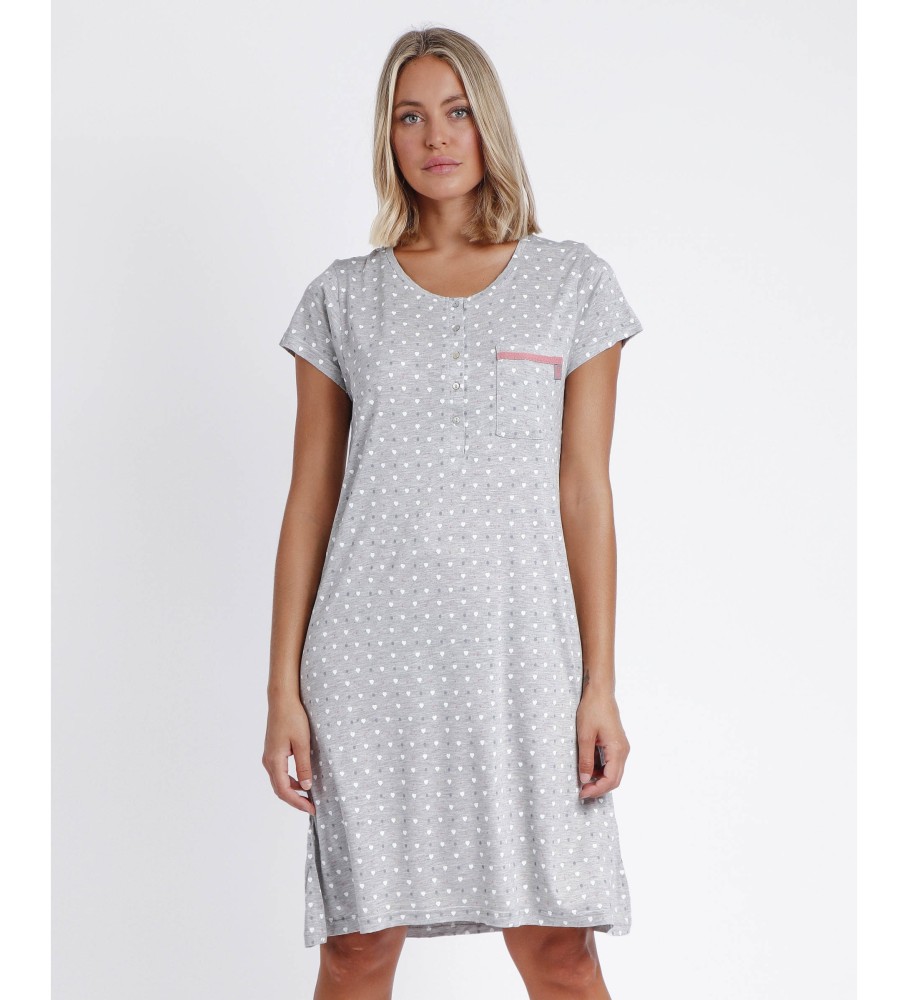 Camisola Admas Classic Love cinza