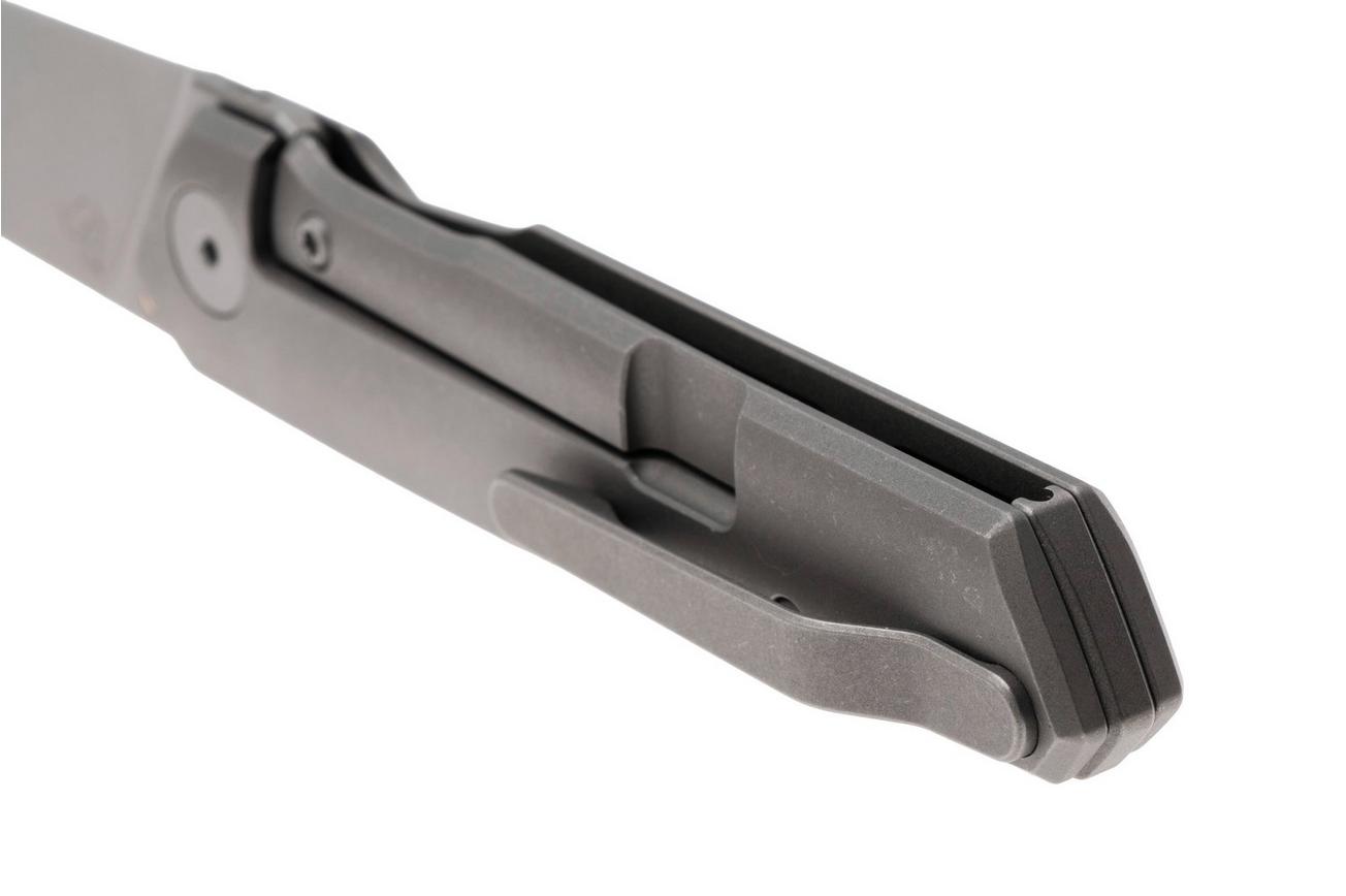 Bestech VK-KUZE BT2504B Stonewashed MagnaCut, Stonewashed Titanium, zakmes, Vulpex Knives design