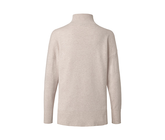Strickpullover mit Stehkragen
