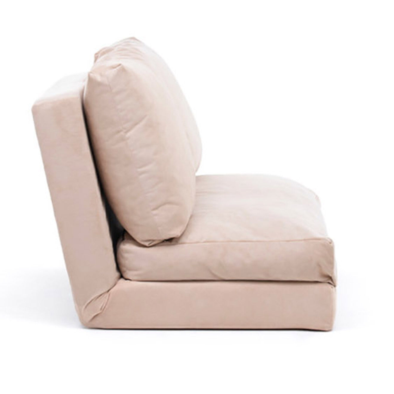 Homitis Banquette Convertible 2 places Taida crème - 120x68x26 cm