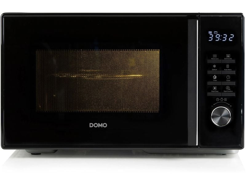 Domo Mikrowelle mit Grill DO22501G Schwarz Mikrowelle mit LED-Anzeige