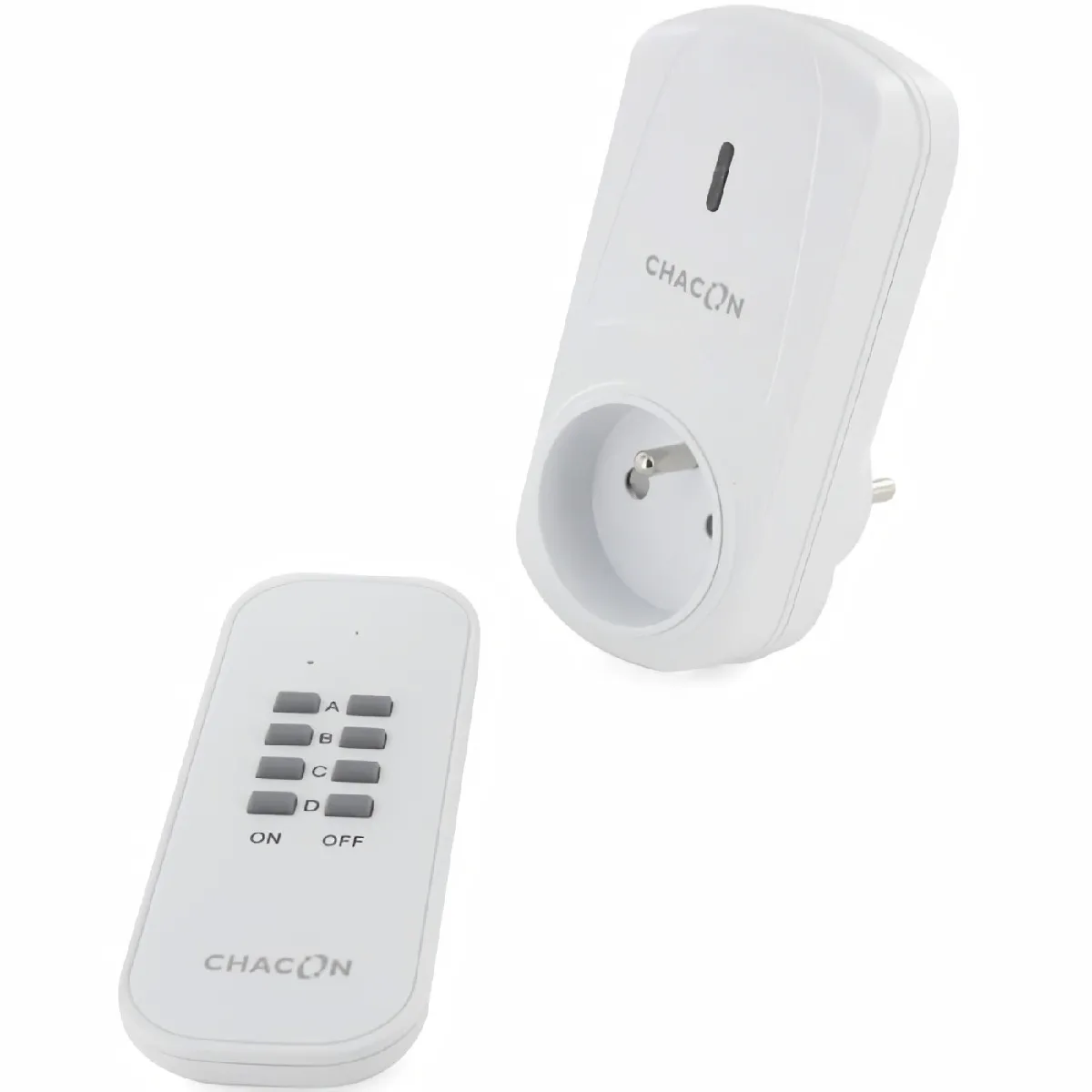 CHACON Kit Télécommande Sans Fil 4 Canaux