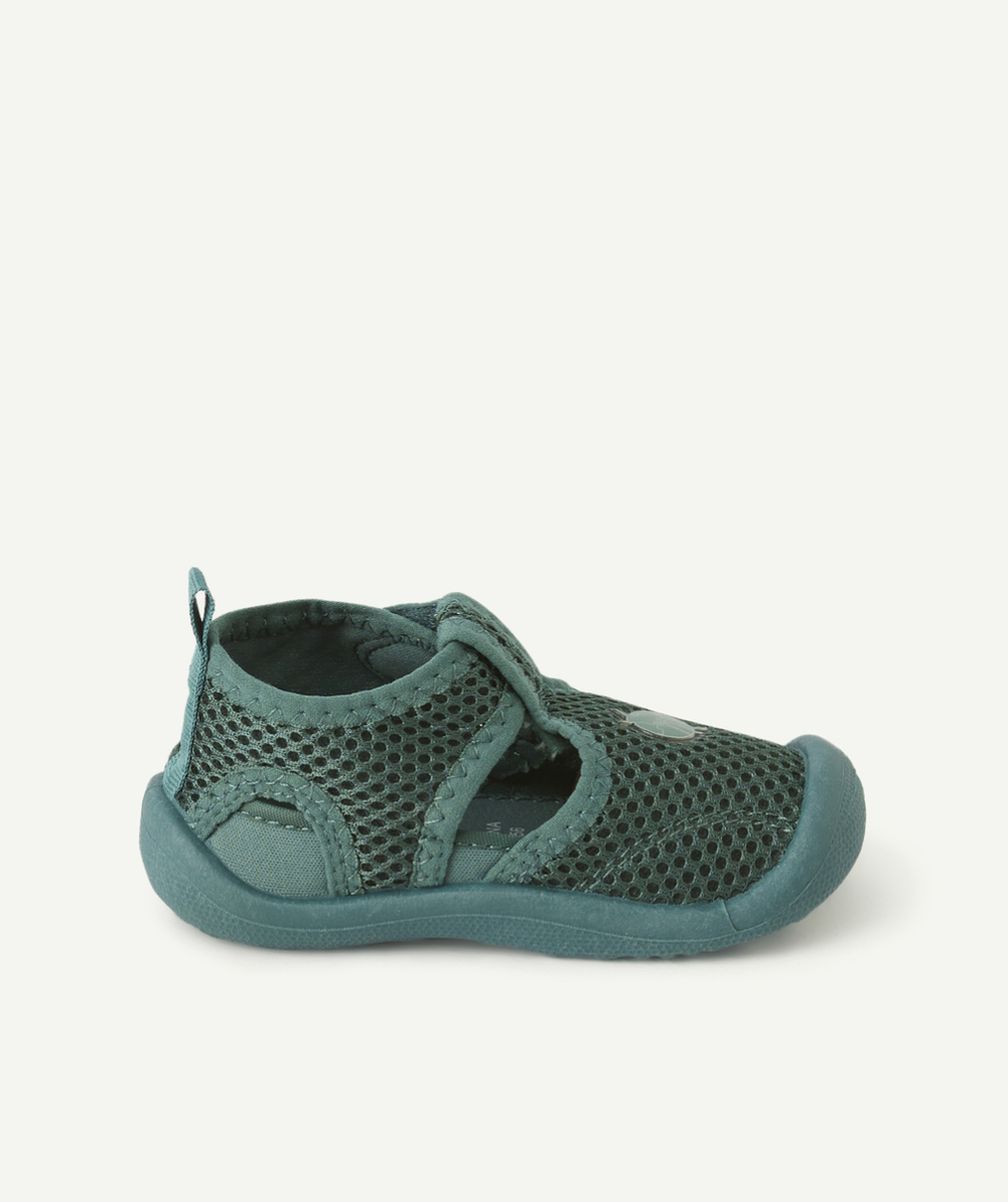 LASSIGCHAUSSURES DE PLAGE BÉBÉ GARÇON AVEC SCRATCH VERT