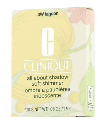 Clinique All About Shadow Soft Shimmer 3W Lagoon 1,9g