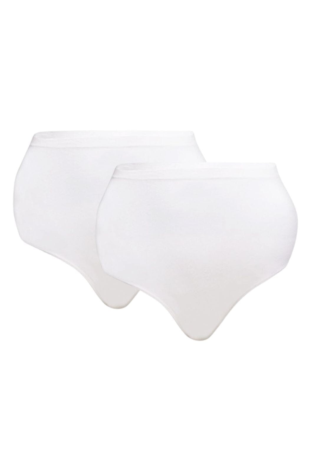 Soft basic Haily High brief 2 pak white
