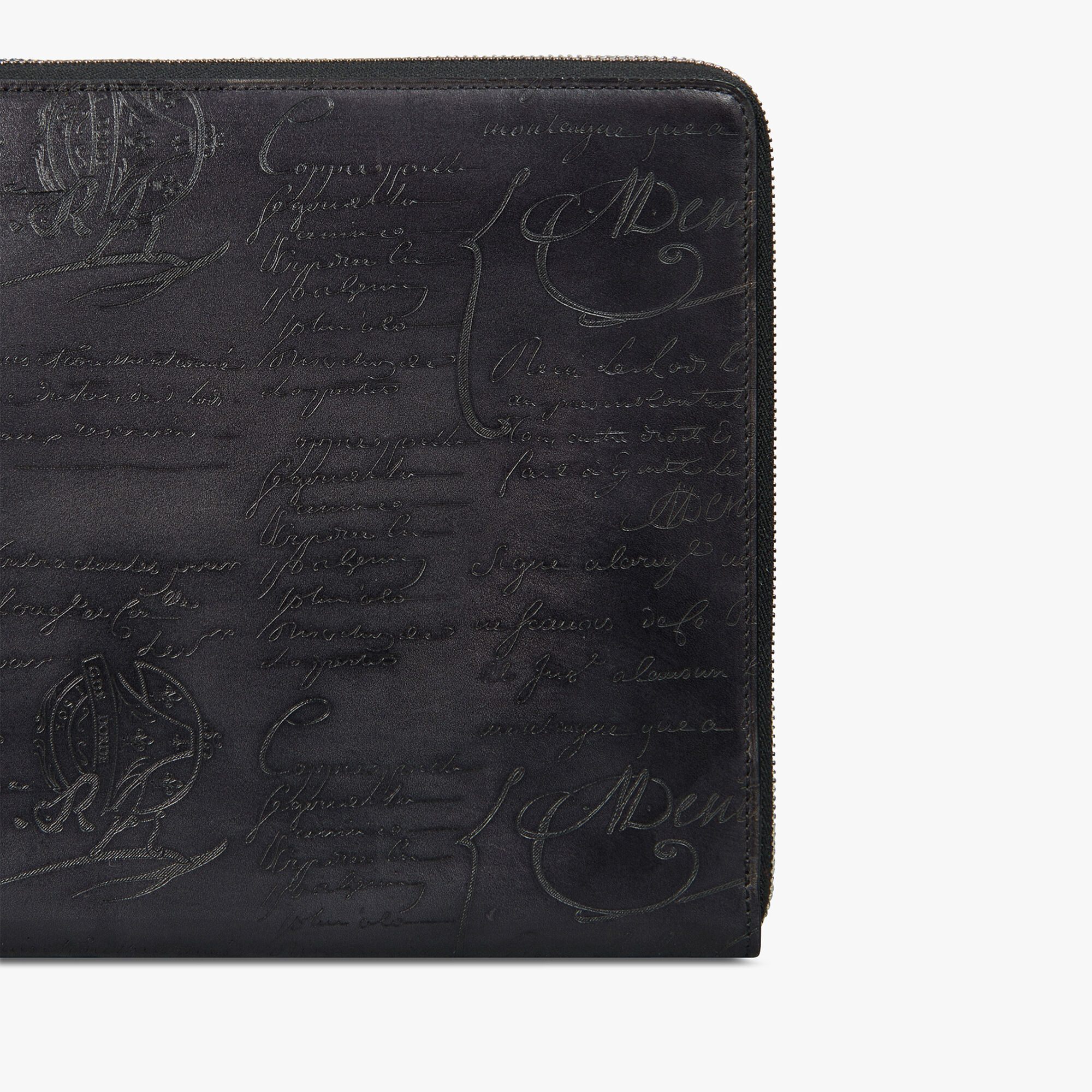 Pochette Nino Gm En Cuir Scritto