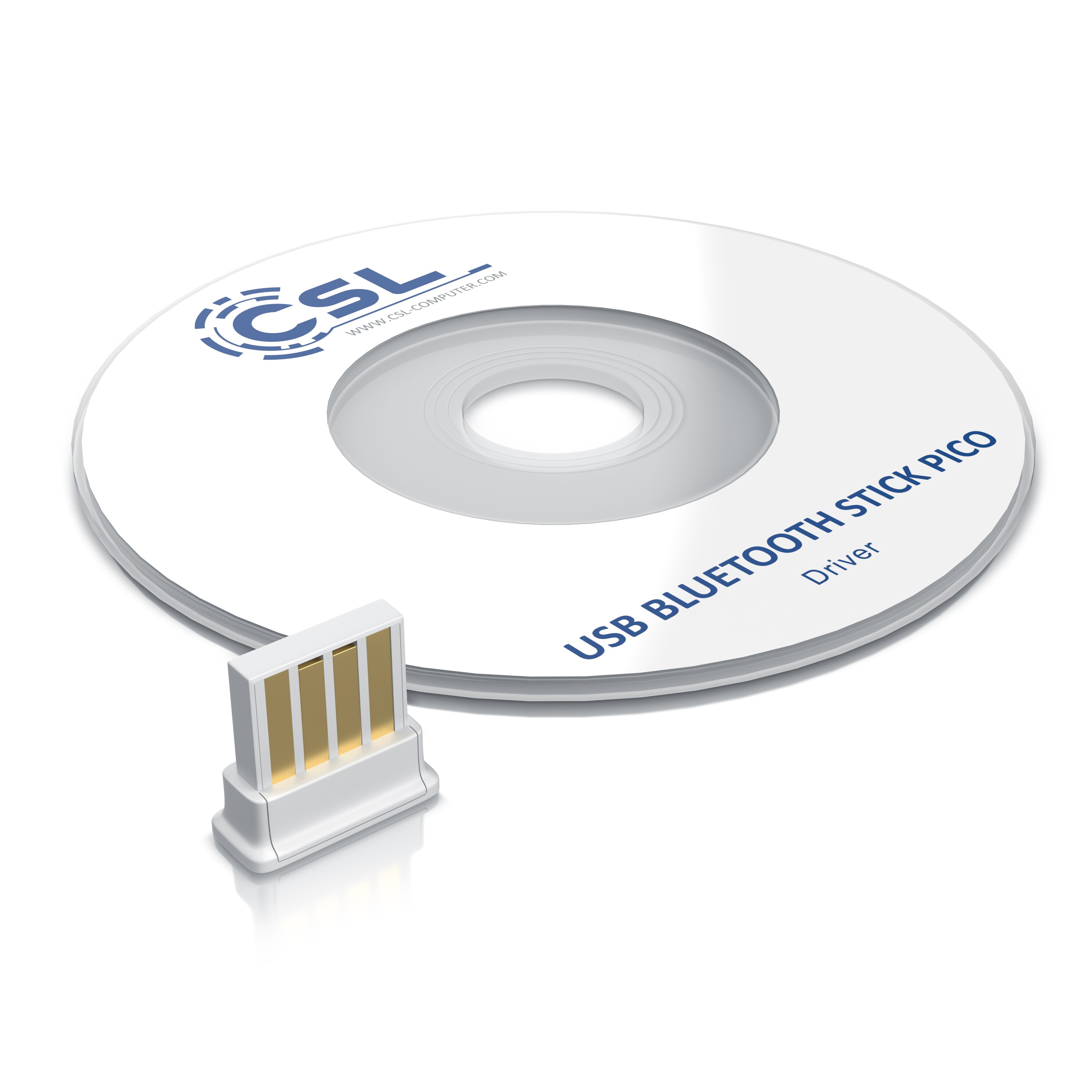 CSL USB Bluetooth Stick 4.0 mit hoher Reichweite inklusive Treiber / Bluetooth Adapter