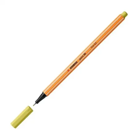 Fineliner - STABILO point 88 - Einzelstift - senf