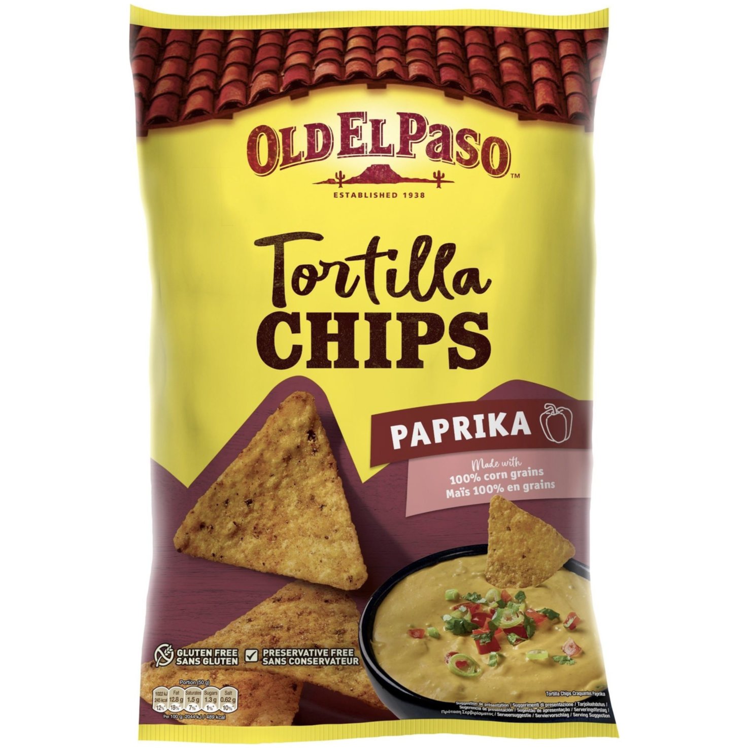 Old El Paso Tortilla Chips Paprika