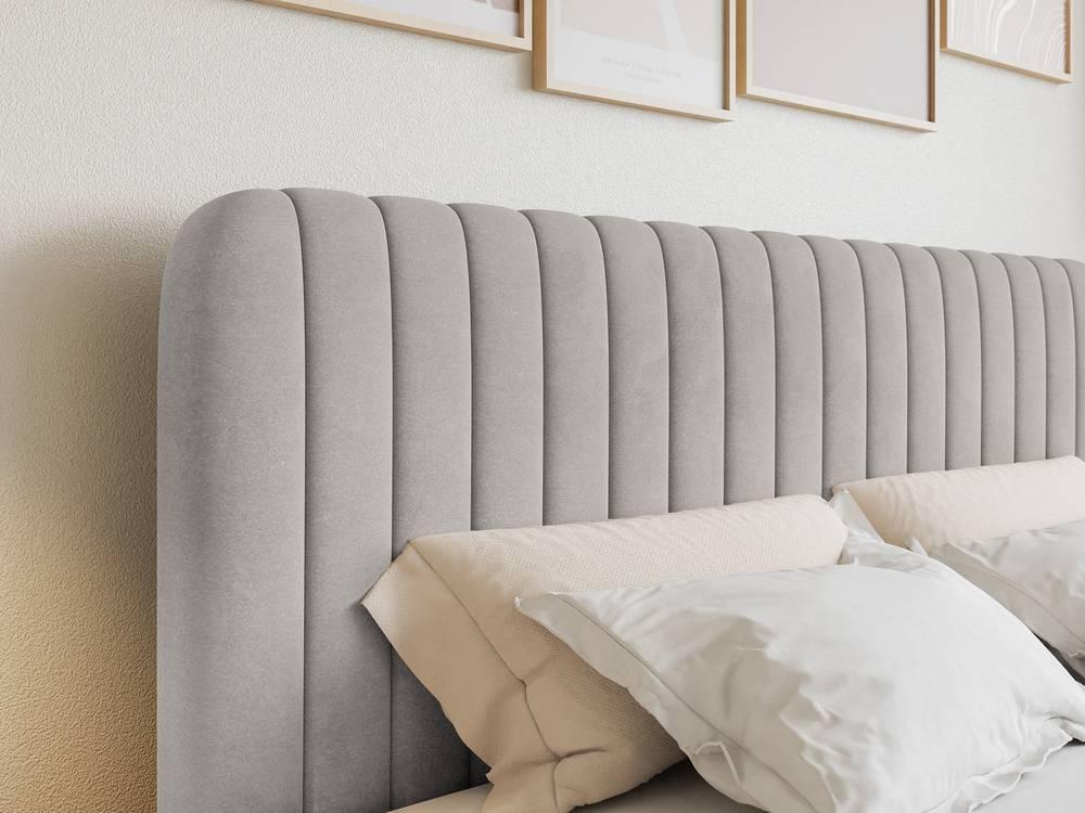 NADUVI Collection Boxspring Adrien velvet met opbergvak 180x200