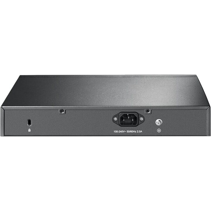 TP-Link TL-SG1016PE Géré L2 Gigabit Ethernet (10/100/1000) Connexion Ethernet, supportant l'alimentation via ce port (PoE) 1U Noir